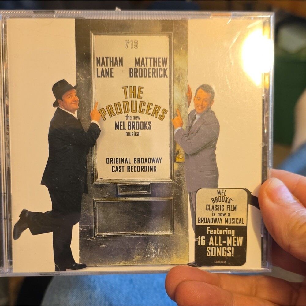 Mel Brooks Records The Producers OBC CD 2001 Nathan Lane Broderick K39846-2
